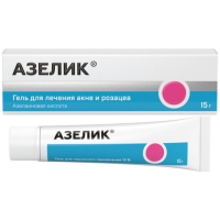 Азелик гель д/лечения акне и розацеа 15% 15г гель д/наружного прим  (Азелаиновая кислота)